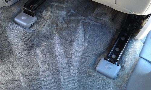Car Floor After Shampoo